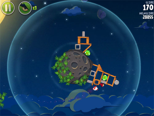 Angry Birds Space - улетаем в космос