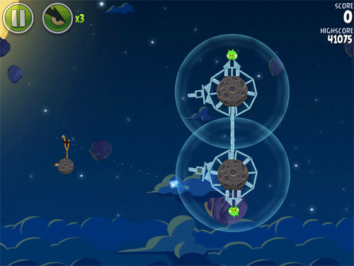 Angry Birds Space - улетаем в космос