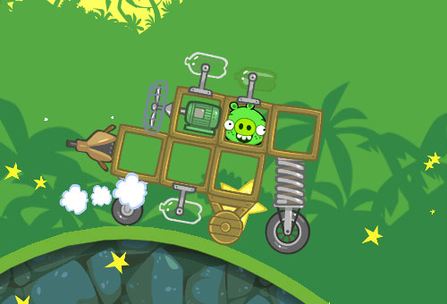 Bad Piggies - совсем не Angry Birds, но интересно