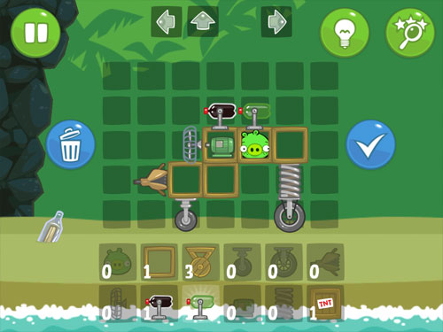 Bad Piggies - совсем не Angry Birds, но интересно