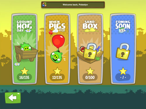 Bad Piggies - совсем не Angry Birds, но интересно