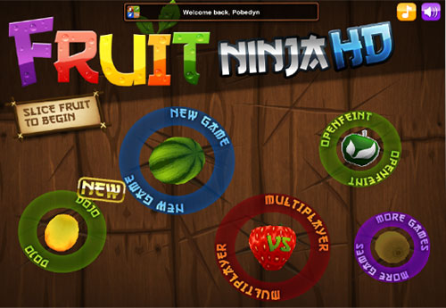 Fruit Ninja HD - фруктовый салатик по-быстрому