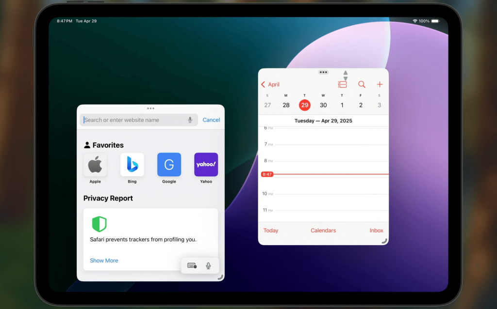 Что нового появится в iPadOS 19 и когда выйдет большое обновление для планшетов Apple. Размещайте окна приложений, как вам удобно. Изображение: youtube.com.
