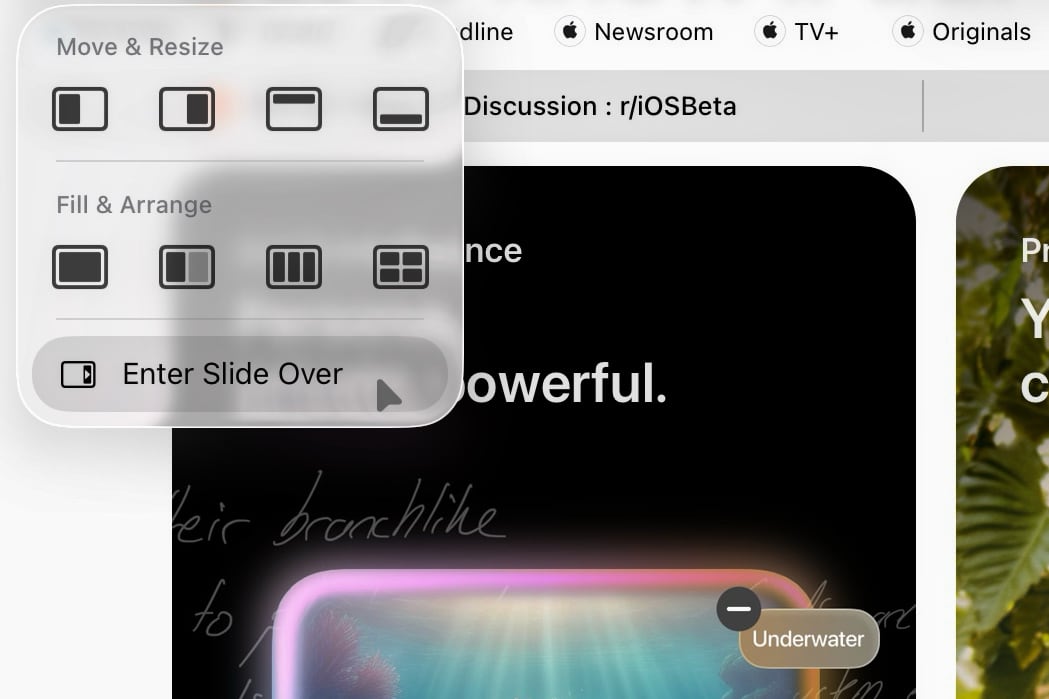 Apple Возвращает Функцию Многозадачности Slide Over в iPadOS 26.1