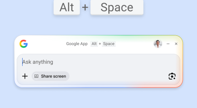 Google представила аналог Spotlight для Windows: новое приложение для поиска информации