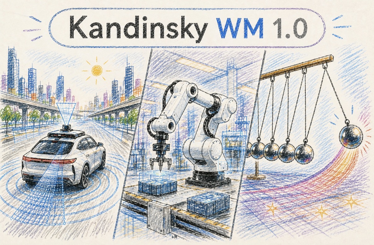 Сбер представляет Kandinsky WM: революция в генерации видео для физического ИИ
