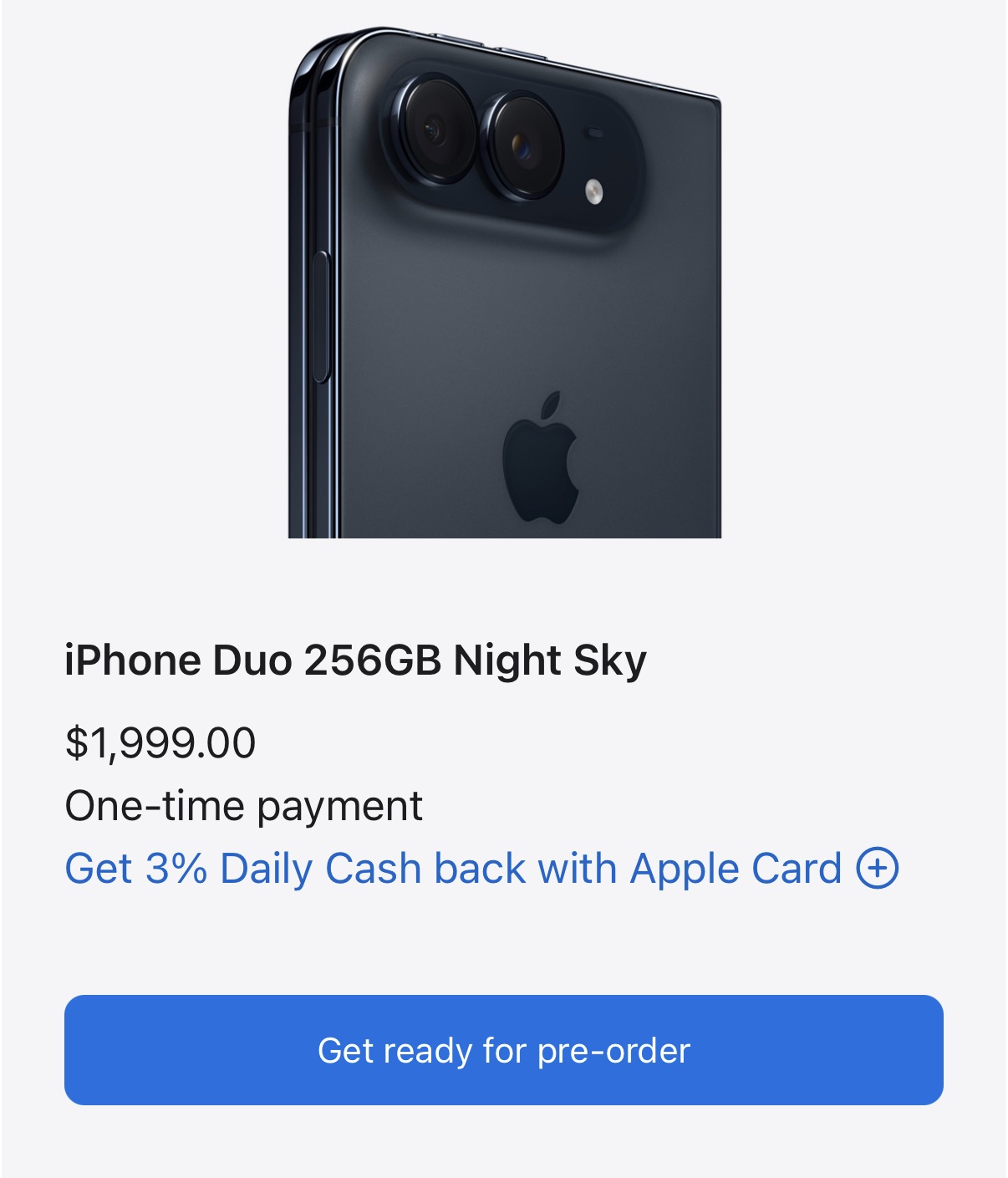 Займите очередь за очередью: Apple открывает предзаказ на iPhone Duo