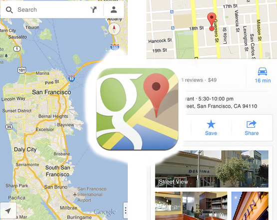 Приложение Google Maps для iOS стало очень успешным. Ждем версию для iPad